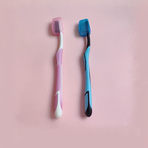 10 Pieces Portable Toothbrush Containers Travel Toothbrush Cap Cover Tooth Br...