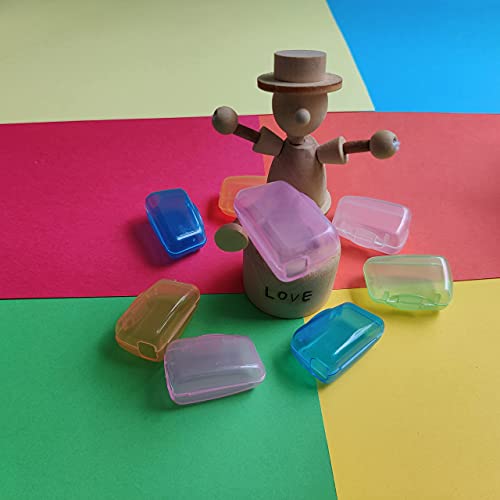10 Pieces Portable Toothbrush Containers Travel Toothbrush Cap Cover Tooth Br...