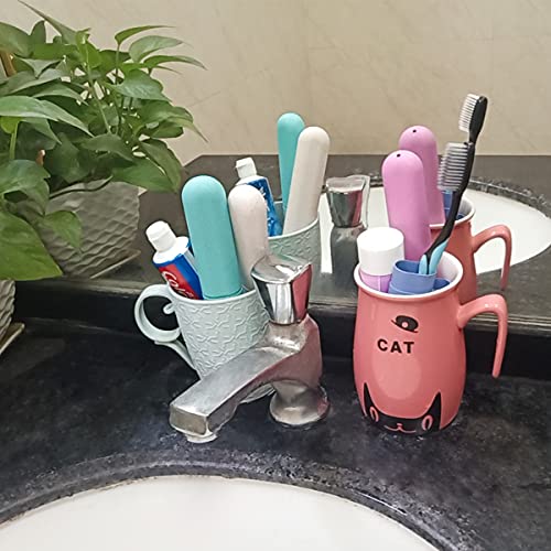 4 Pack Travel Toothbrush Case, Holder Toothbrush Travel Containers for Trip H...