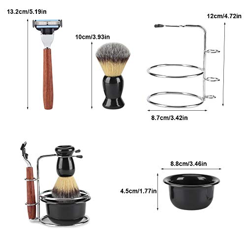 Shaving Brush Set, Shaving Brush Stand Holder and Soap Bowl Mug Set, Razor Br...