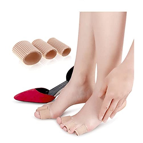 ZYYYWW Toe Separators, Silicone Fabric Finger Toe Protector Separator Soft Pe...