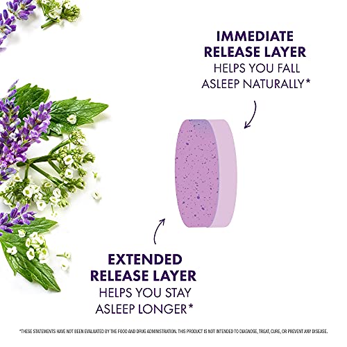 ZzzQuil PURE Zzzs, All Night Extended Release, Melatonin Sleep Aid Supplement...