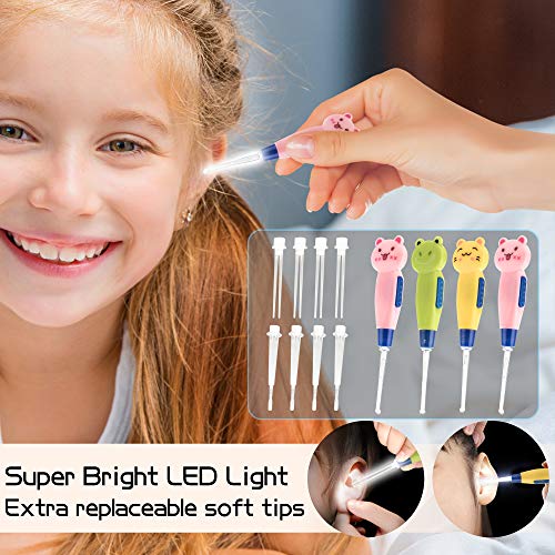 Öowl Ear Premium 14 Piece Ear Wax Removal Tool with LED Light - Ear Pick Clea...