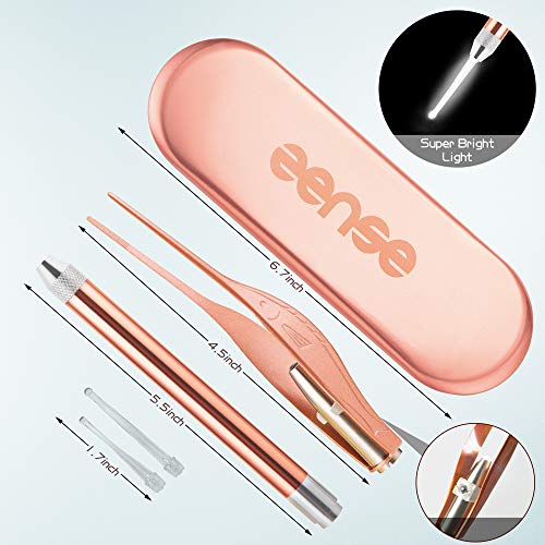 Öowl Ear Premium 14 Piece Ear Wax Removal Tool with LED Light - Ear Pick Clea...