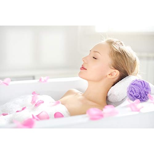 Loofah Bath Sponge 50g Set of 6 Pastel Colors by À La Paix - Soft Exfoliating...