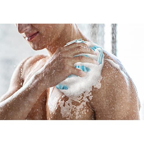 Loofah-Bath Sponge-White w/Color Set-XL-75g by À La Paix-Extra Large 4 Pack S...