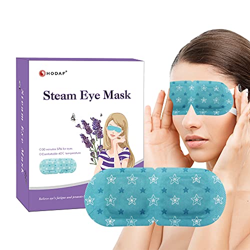 10Pieces Health Care Steam Warm Eye Mask，Self Heating Gentle Eye Masks for D...