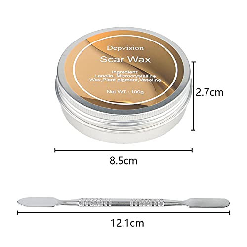 Depvision Cosmetics Modeling Scar Wax (3.53oz) with Double Ended Spatula for ...