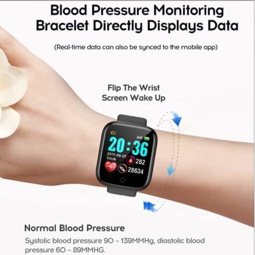 Smart Watch with Blood Pressure, Blood Oxygen Monitor, Fitness Tracker with H...